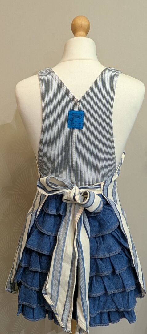 CHRISTIAN LACROIX JEANS - Robe salopette en jean en 2 parties composé d'un bust…
