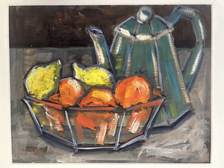 Ecole moderne - Ensemble de dessins et lithographies : - Gouache sur papier Nat…