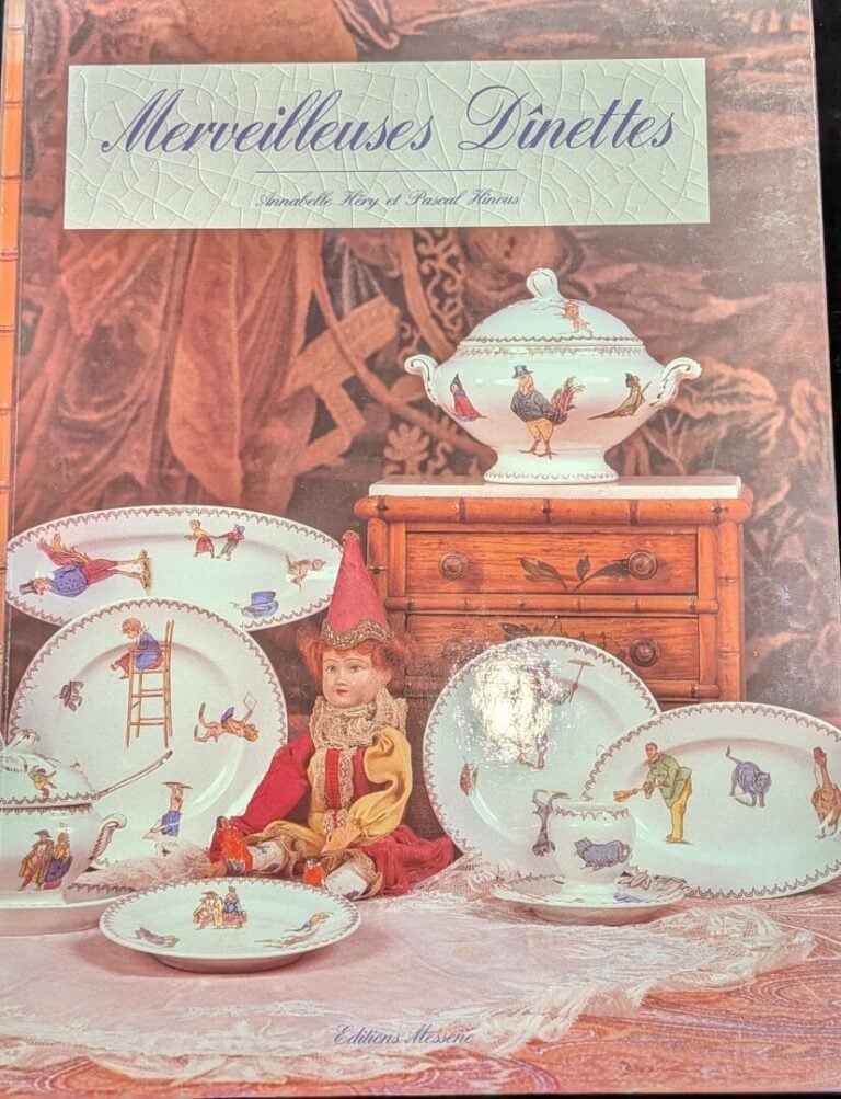 Ensemble de livres sur les dinettes et maisons de poupées comprenant notamment…