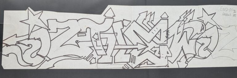 IZ THE WIZ (1958-2009) - End of Arrows - Feutre et mine de plomb sur papier - T…