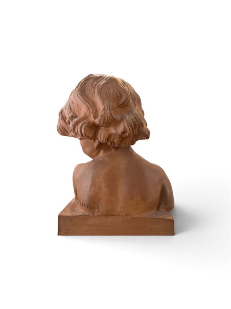 Jean-Marie CAMUS (1877-1955) - Buste de jeune enfant - Epreuve en terre cuite -…