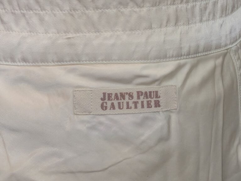 JEAN-PAUL GAULTIER - Jupe blanche déstructurée - T.38