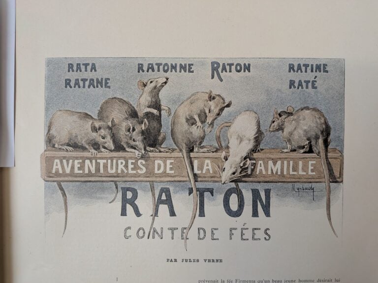 Jules Verne / Théâtre et nouvelle. La famille Raton (Figaro illustré 01/91) + V…
