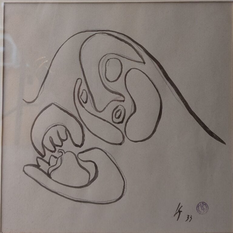 Léopold SURVAGE (1879-1968) - Visages - Deux lithographies avec cachet - 20 x 1…