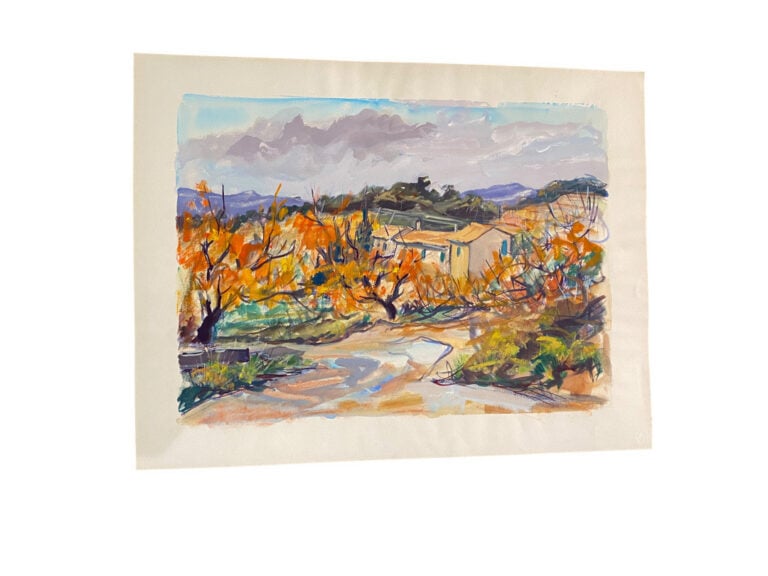 Lot d'estampes divers comprenant : - -Sologne - -Eugène Valentin LATOUR (1944),…