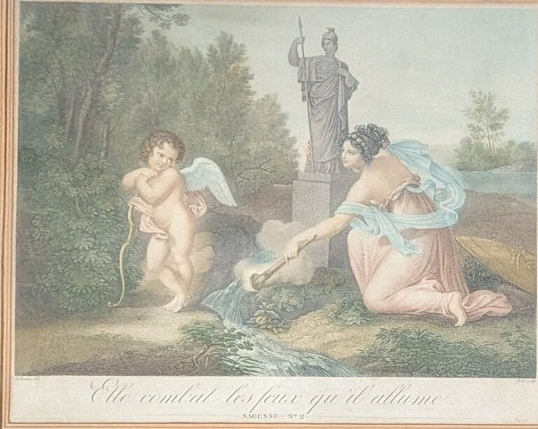 Ludwig RULLMANN (1765-1822), d'après - Elle commence à l'écouter (Imprudence N°…