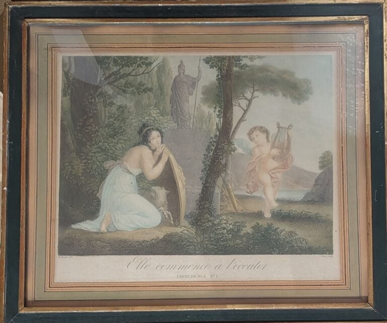 Ludwig RULLMANN (1765-1822), d'après - Elle commence à l'écouter (Imprudence N°…