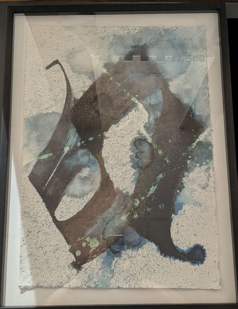 SHOE (1967) - Oxyde letter S, 2016 - Encre et acrylique sur papier signé et dat…