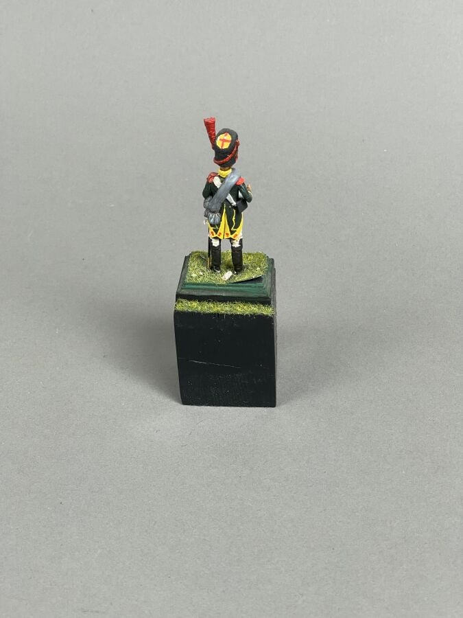 Brigadier Compagnie d'élite du 22ème dragon - Figurine 54 mm - Sur socle - Haut…