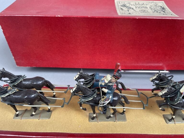 CBG - 1 boîte - - 1er Empire, Train d'artillerie avec canon (incomplet) - - Lot…