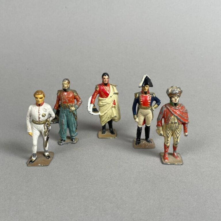 VERTUNNI - Ensemble de 5 figurines : Lannes, Murat, Castello, Aiglon, Larrey -…