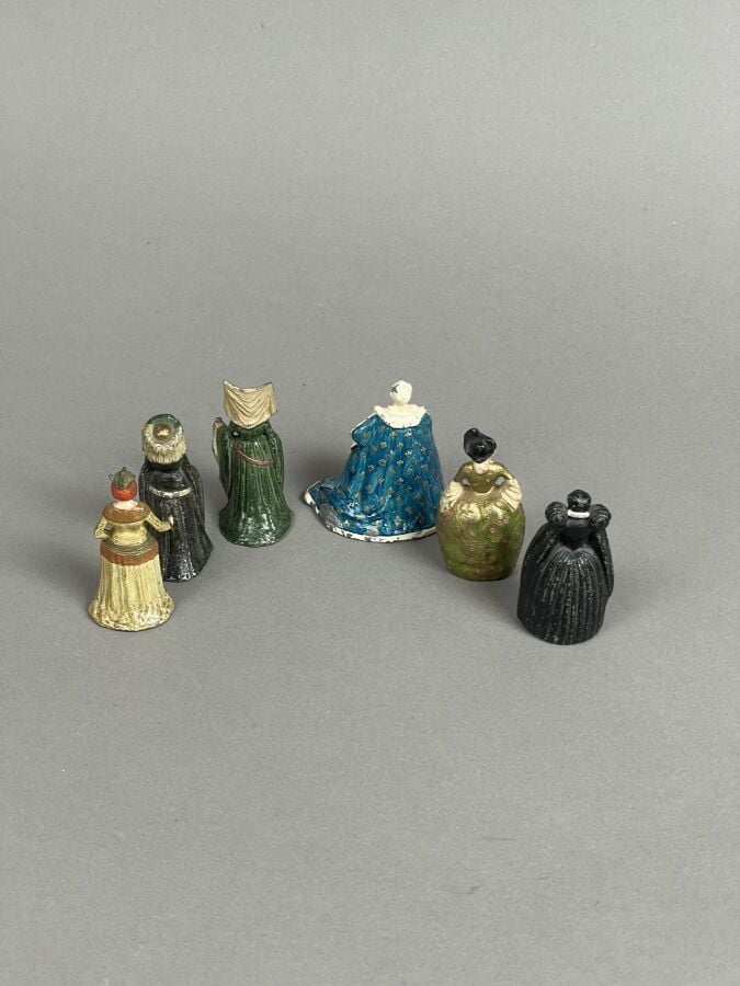 VERTUNNI - Ensemble de 6 figurines : Marie Leczinska, la Trémoille, Marie Stuar…